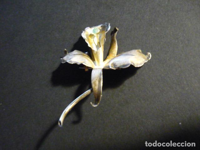 Joyeria: ANTIGUO BROCHE EN PLATA 5 X 3,6 CM - Foto 1
