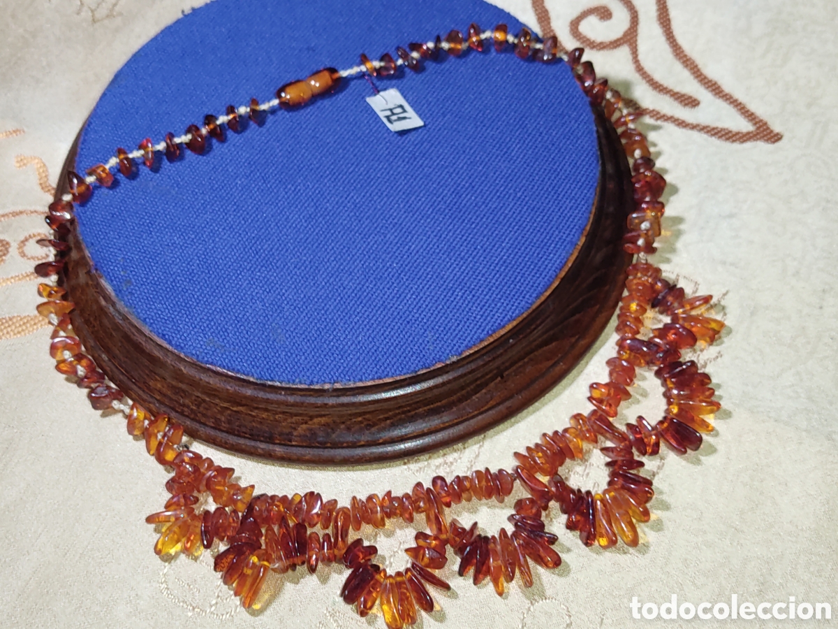 Joyeria: Antiguo collar de &Aacute;mbar del B&aacute;ltico original.*A1* - Foto 2
