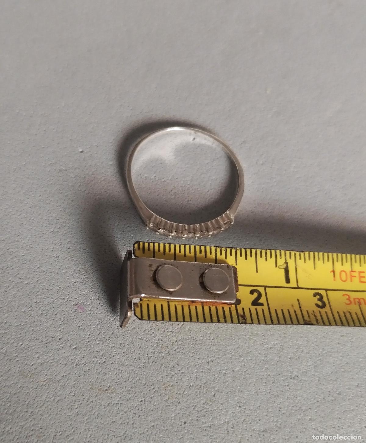 Joyeria: Anillo de plata de ley con circonitas. - Foto 3