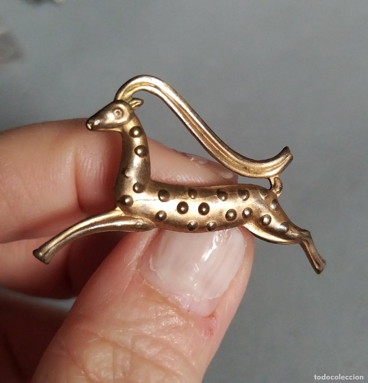 Joyeria: Antiguo broche dorado. - Foto 1