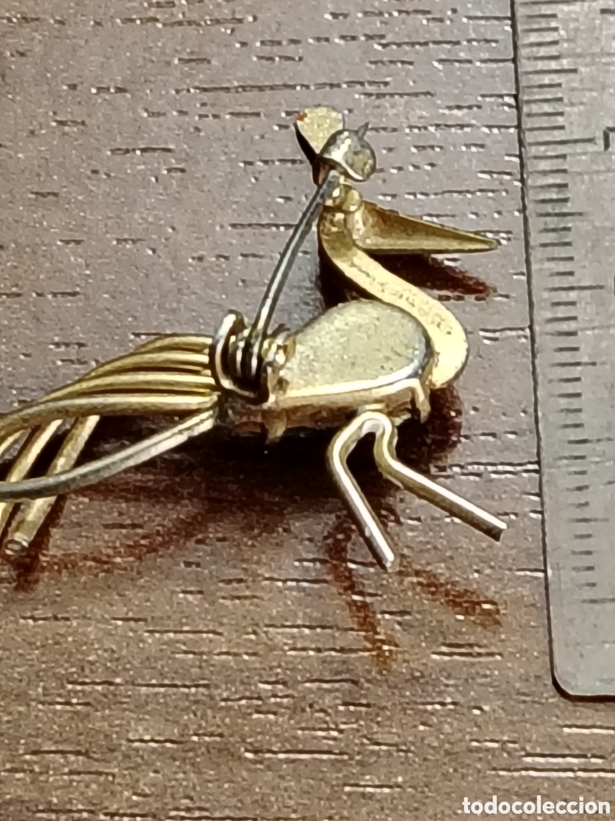 Joyeria: Antiguo broche de bisuteria de p&aacute;jaro - Foto 4