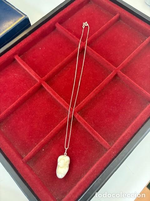 Joyeria: Collar y colgante Plata de ley 925 &middot; Diente corvina