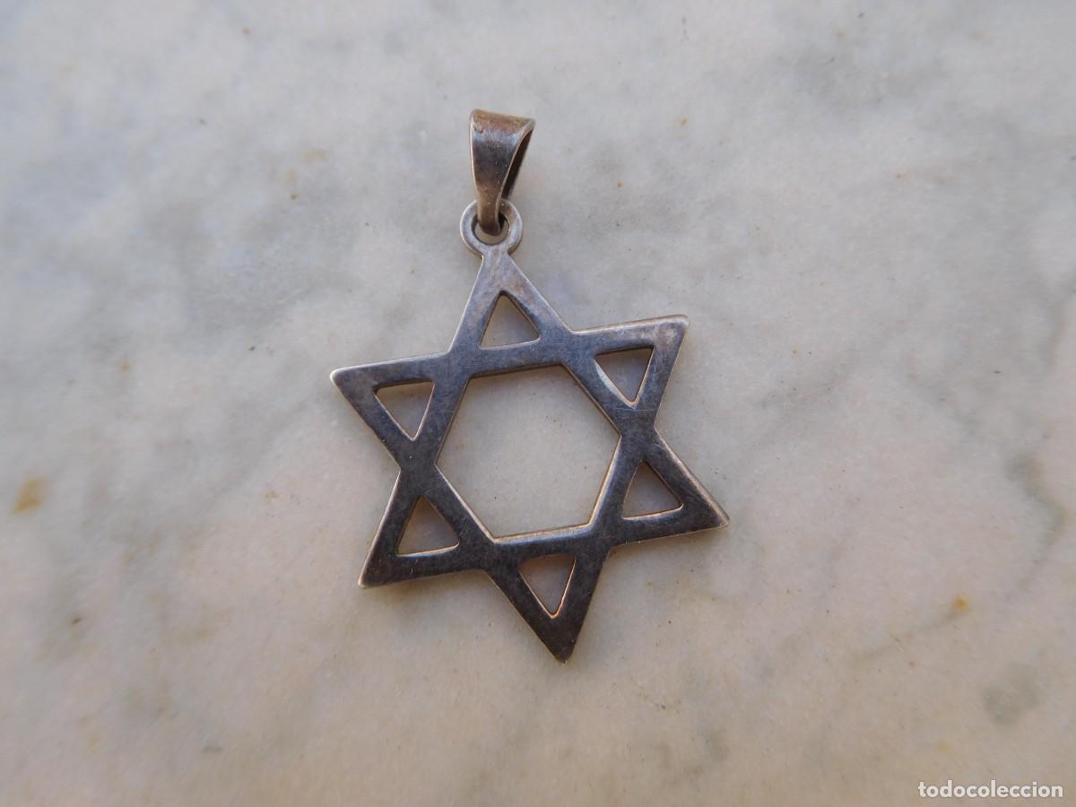 Joyeria: Colgante de plata estrella de David - Foto 2