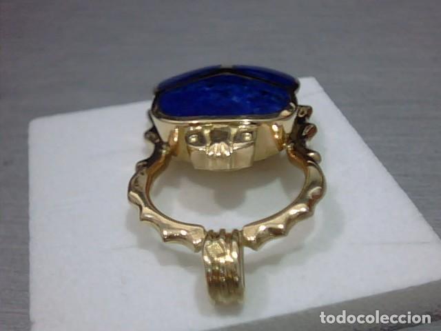 Joyeria: escarabajo en oro 18 kts y lapislazuli - Foto 4