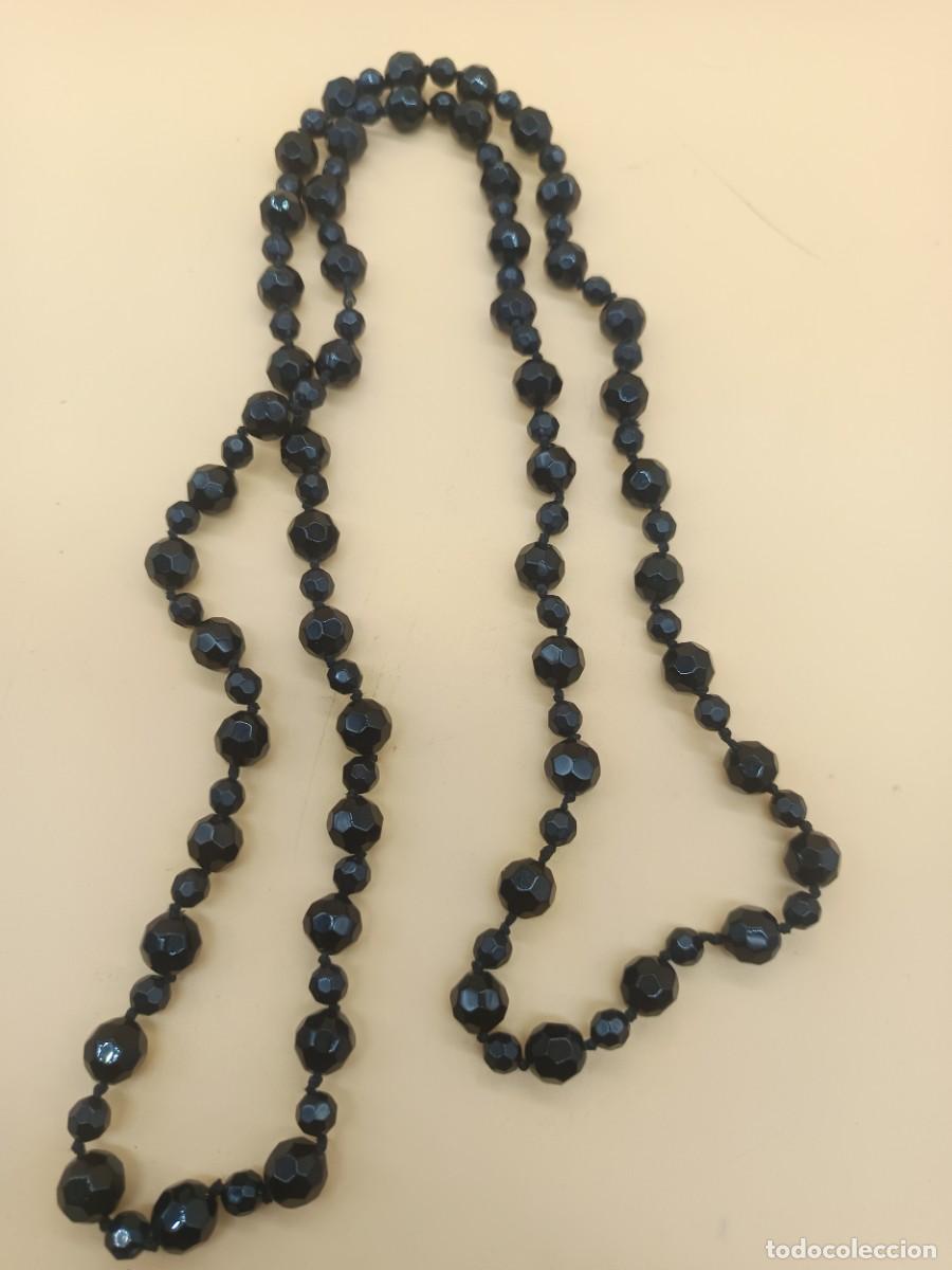 Joyeria: GARGANTILLA DE CUENTAS, PERLAS NEGRAS TALLADAS - Foto 1