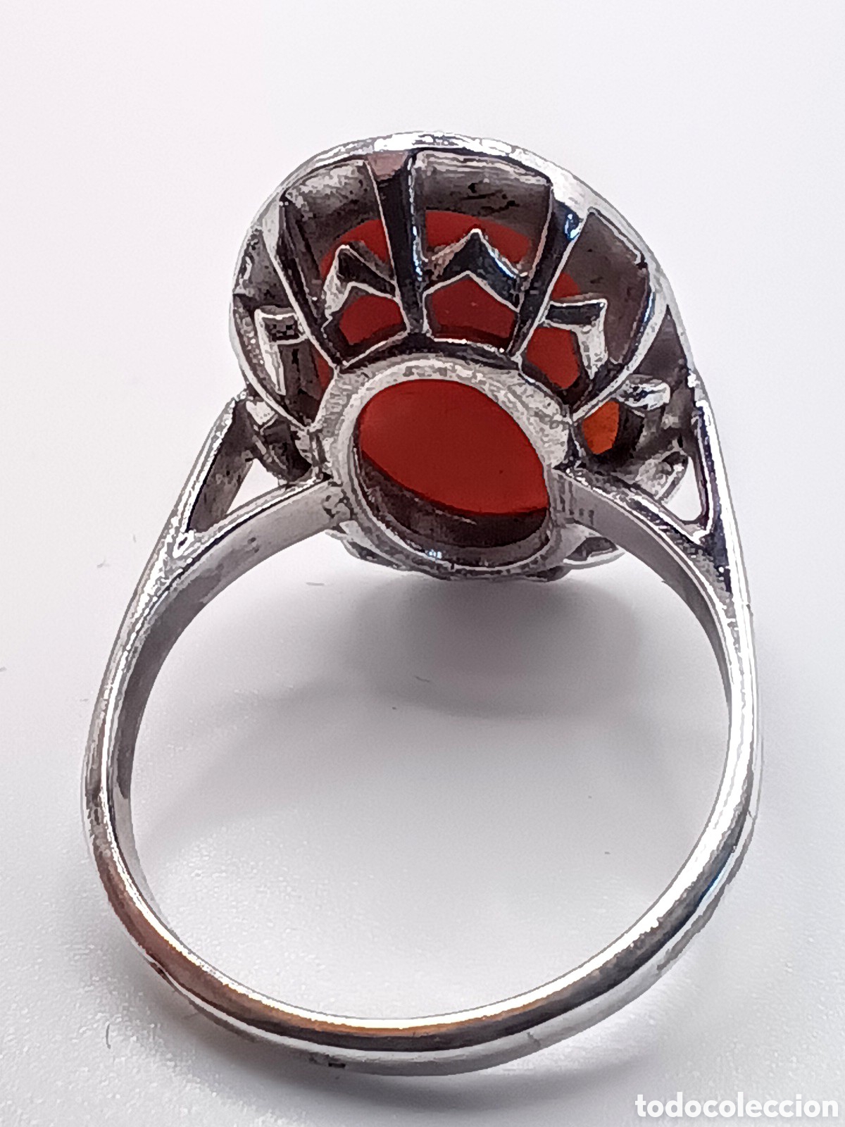 Joyeria: Camafeo anillo de la Virgen en Plata y Marcassitas - Foto 9