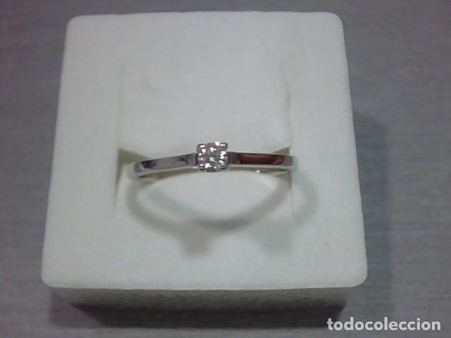 Joyeria: solitario oro 18kts y diamante