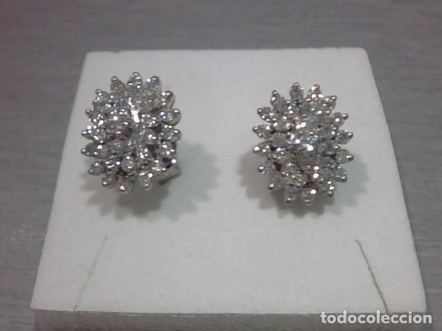 Joyeria: pendientes en oro 18 kts y diamantes - Foto 1