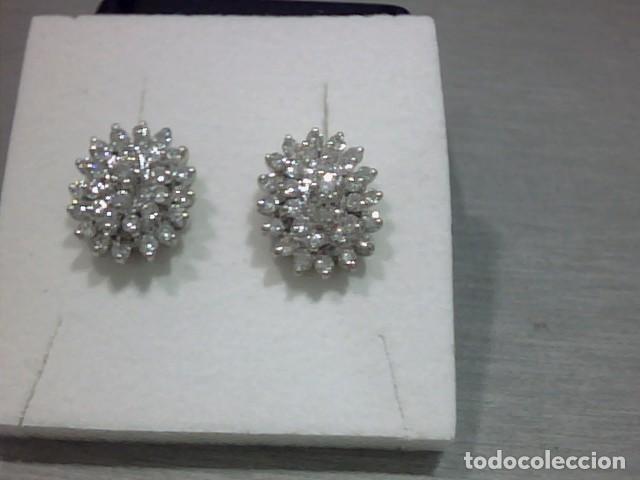 Joyeria: pendientes en oro 18 kts y diamantes - Foto 3