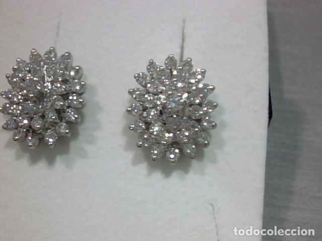 Joyeria: pendientes en oro 18 kts y diamantes - Foto 4