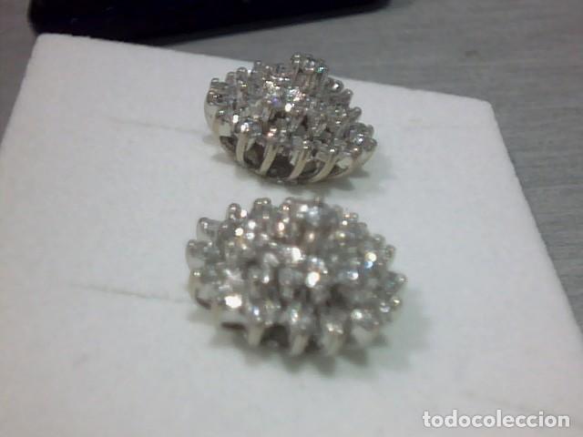 Joyeria: pendientes en oro 18 kts y diamantes - Foto 5