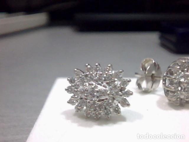 Joyeria: pendientes en oro 18 kts y diamantes - Foto 7