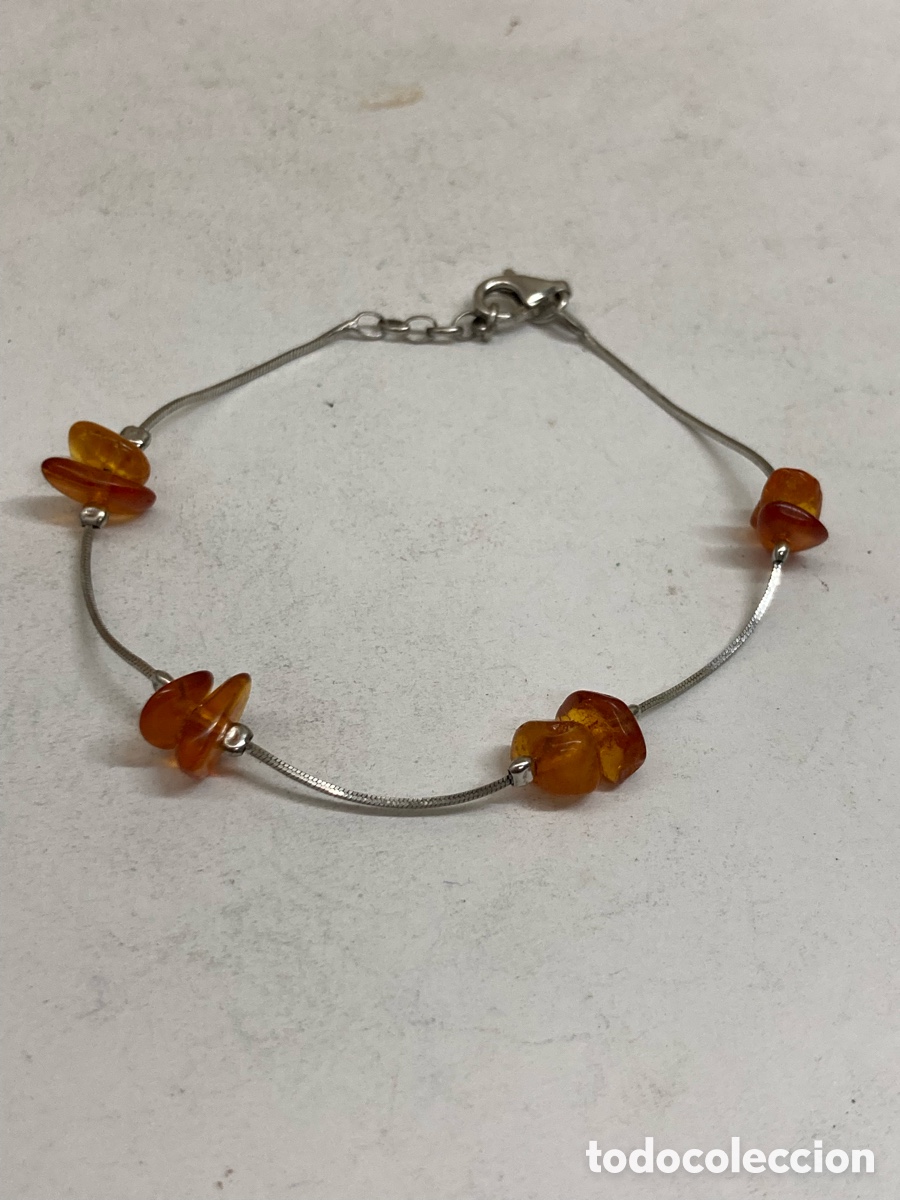 Joyeria: Pulsera de plata ambar Pul 377 - Foto 1