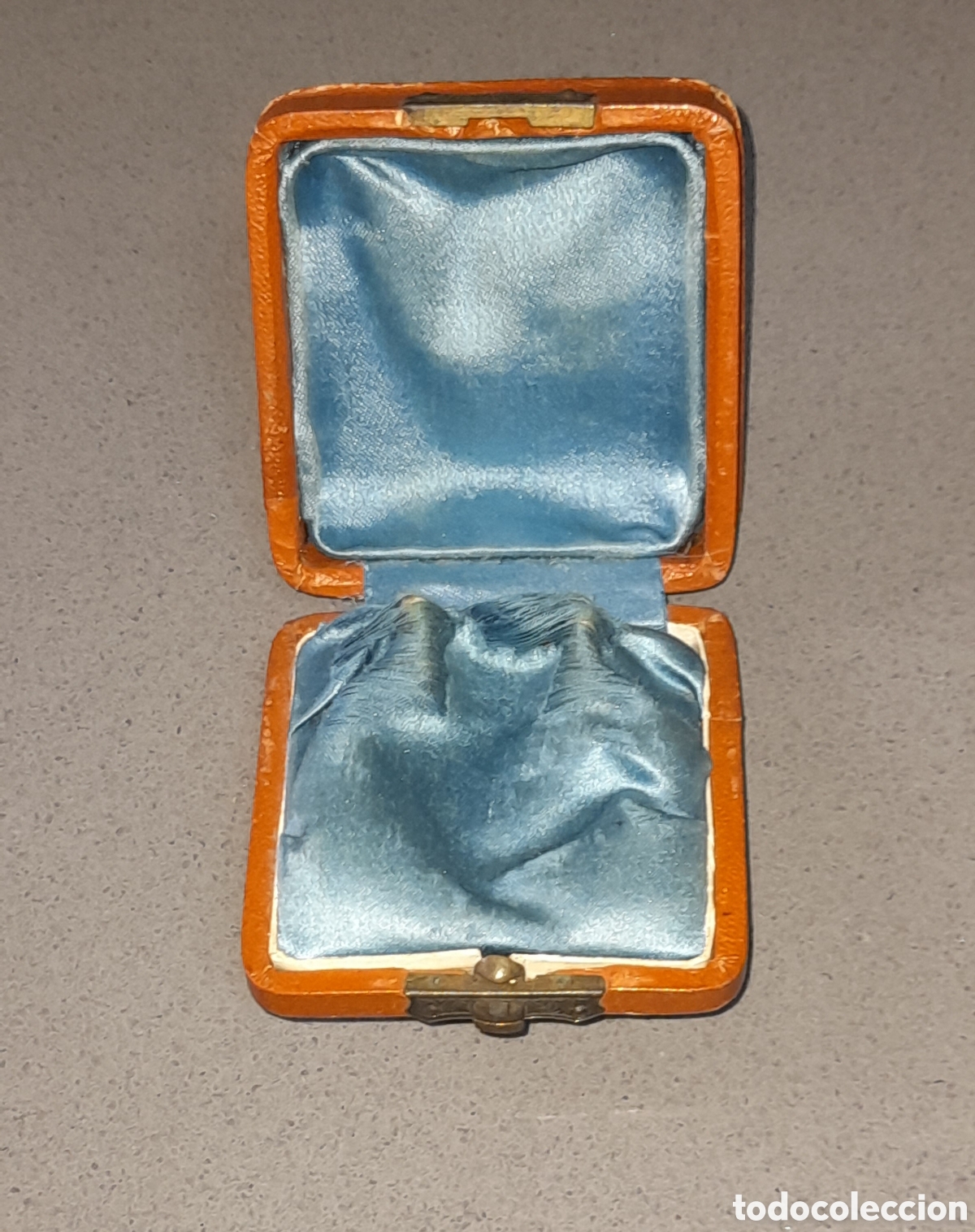 Joyeria: Estuche joyas de piel y raso azul - Foto 4