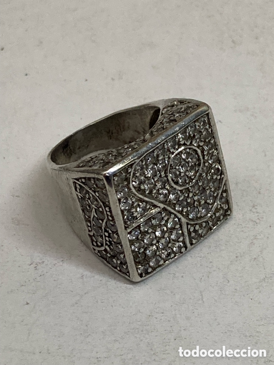 Joyeria: Anillo de plata engastado S473