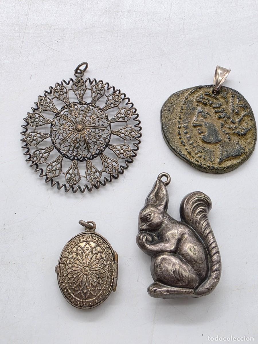 Joyeria: LOTE COLGANTES ANTIGUOS VARIADOS ( VER FOTOS )
