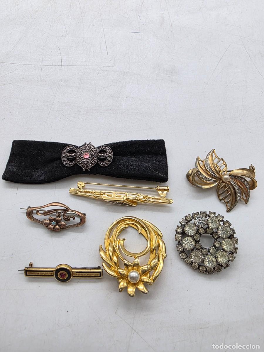 Joyeria: LOTE BROCHES ANTIGUOS Y MODERNOS ( VER FOTOS )