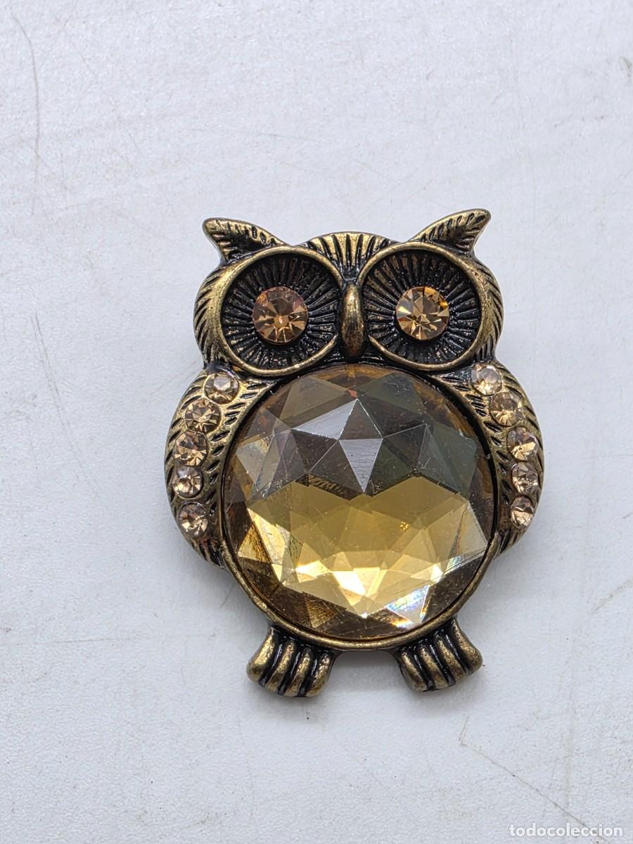 Joyeria: PRECIOSO BROCHE BUHO ( VER FOTOS )
