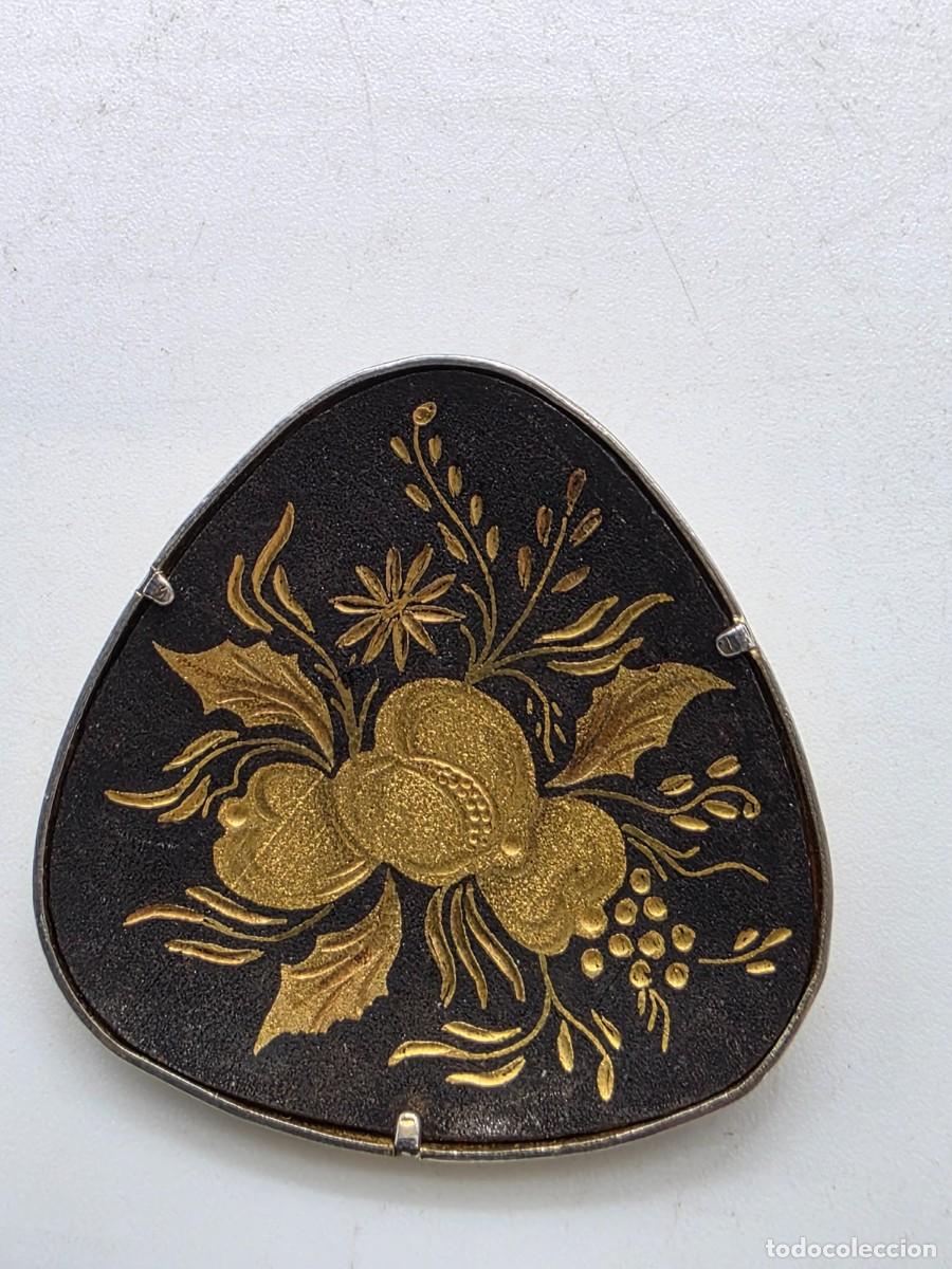 Joyeria: BROCHE DAMASQUINADO, ARTESANIA TOLEDO ( VER FOTOS )