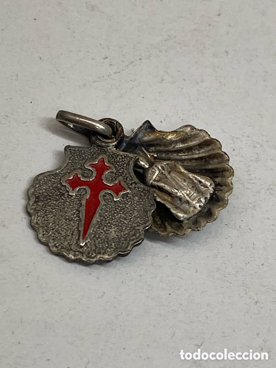 Jewelry: Colgante de plata religiosa C594
