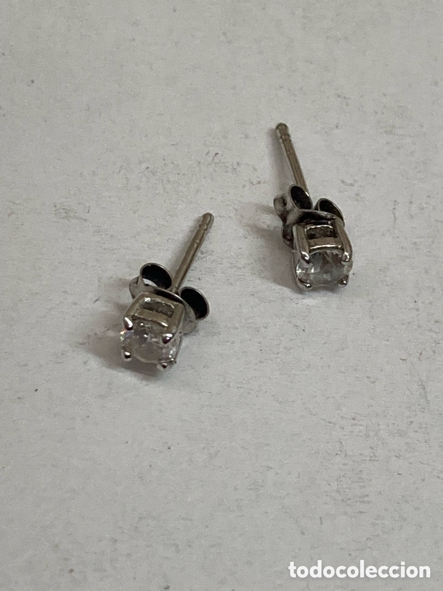Joyeria: Pendientes de plata engastados P473