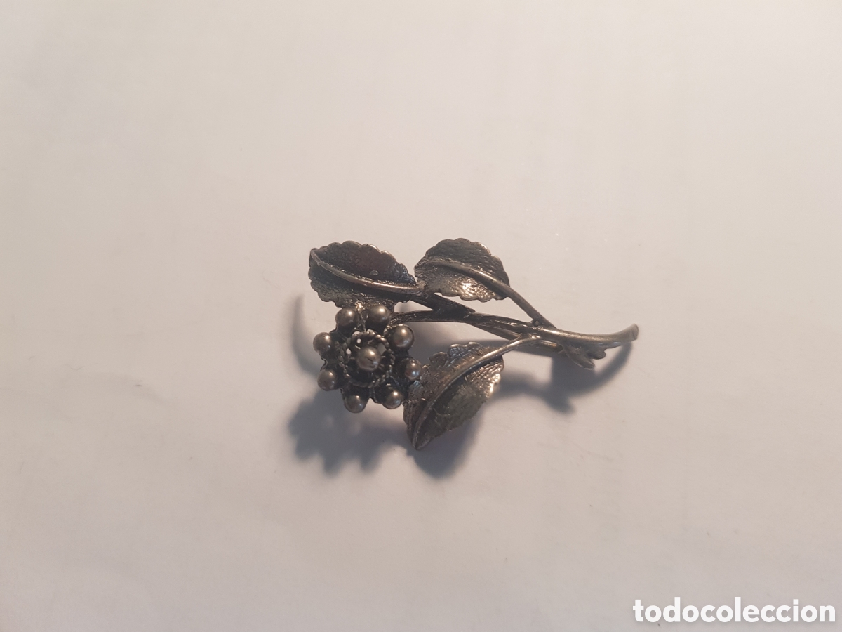 Joyeria: #1235 Broche bot&oacute;n charro plata de ley 925