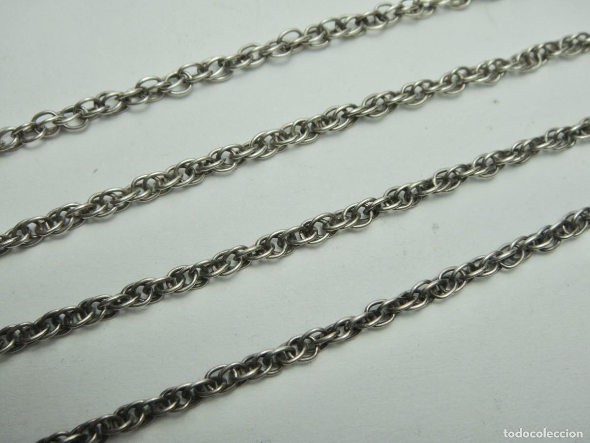 Joalharia: Cadena Tipo Cord&oacute;n en Plata 925 &middot; Con contraste.