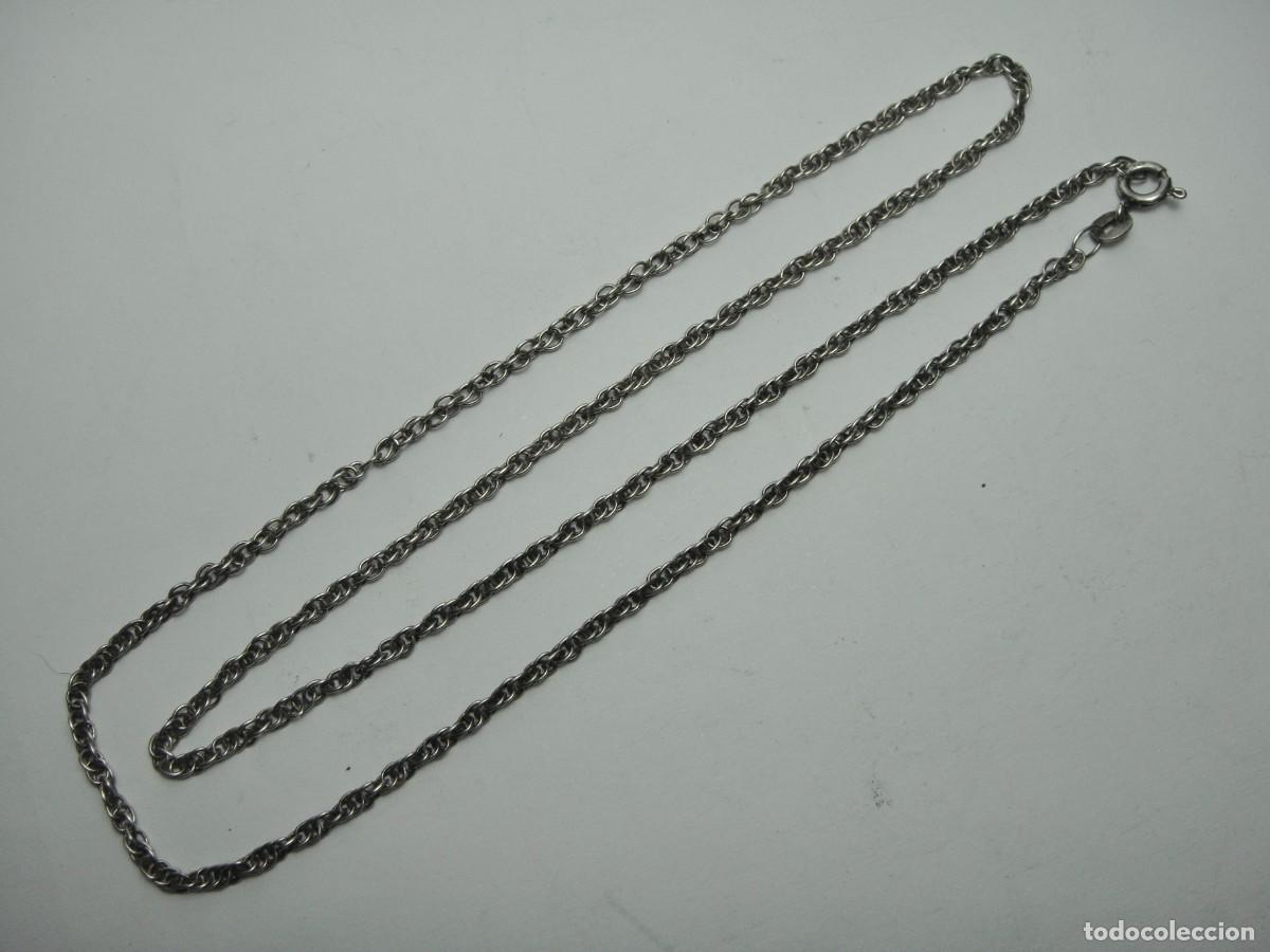 Joyeria: Cadena Tipo Cord&oacute;n en Plata 925 &middot; Con contraste. - Foto 3