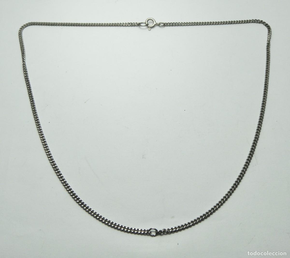 Joyeria: Cadena Tipo Barbada en Ba&ntilde;o de Plata - Foto 4
