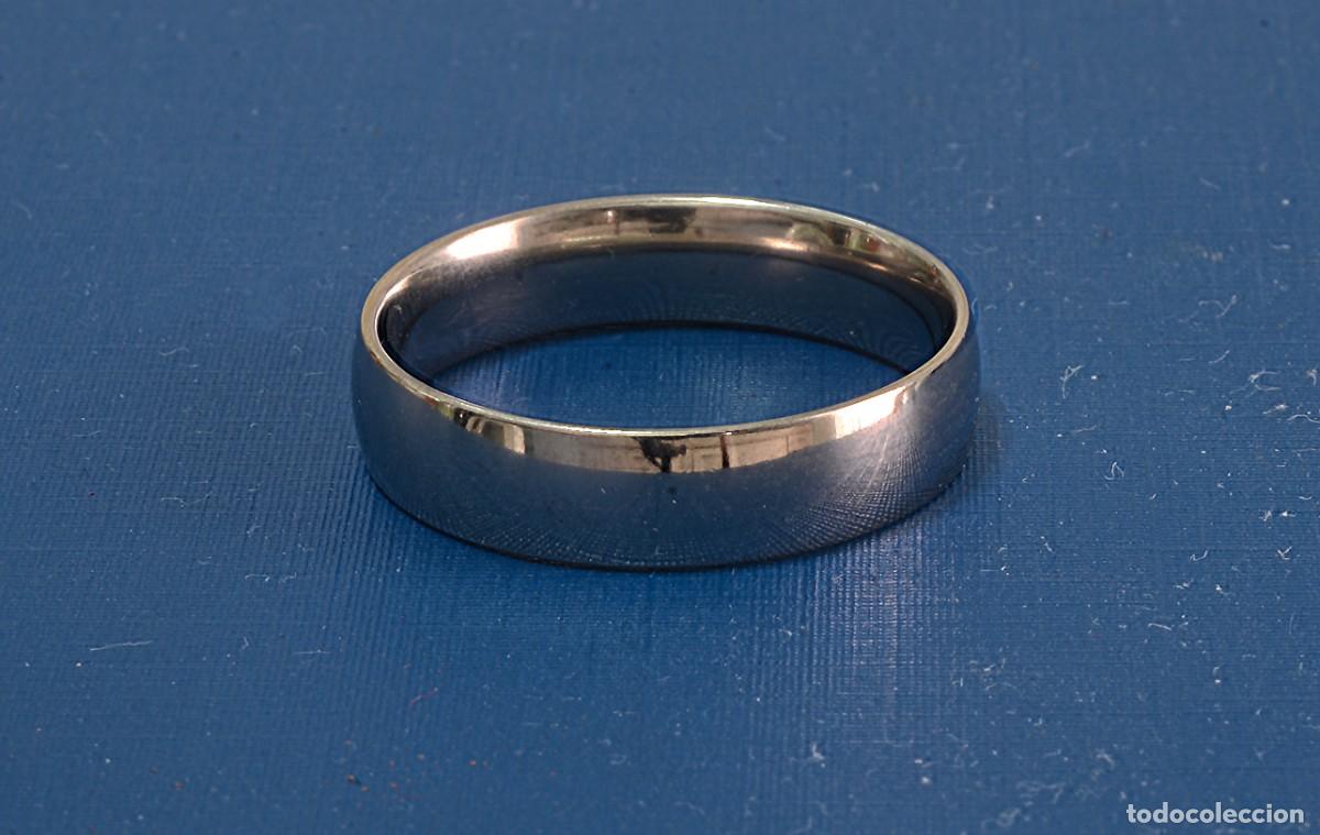 Joyeria: ANILLO ALIANZA EN ACERO PULIDO, DI&Aacute;METRO INTERIOR 23 mm. Exc+