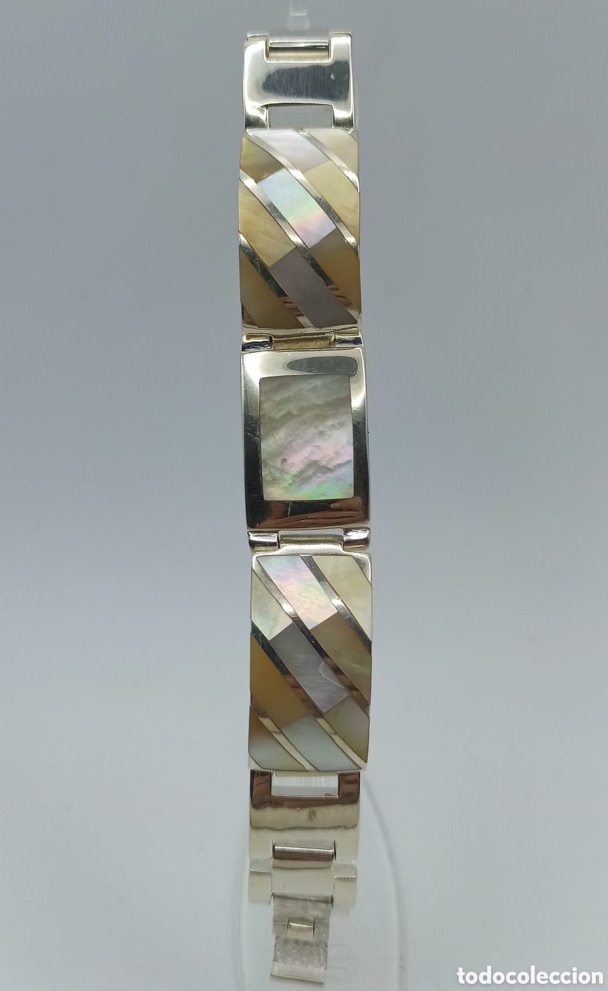 Joyeria: Brazalete nacar y plata - Foto 2