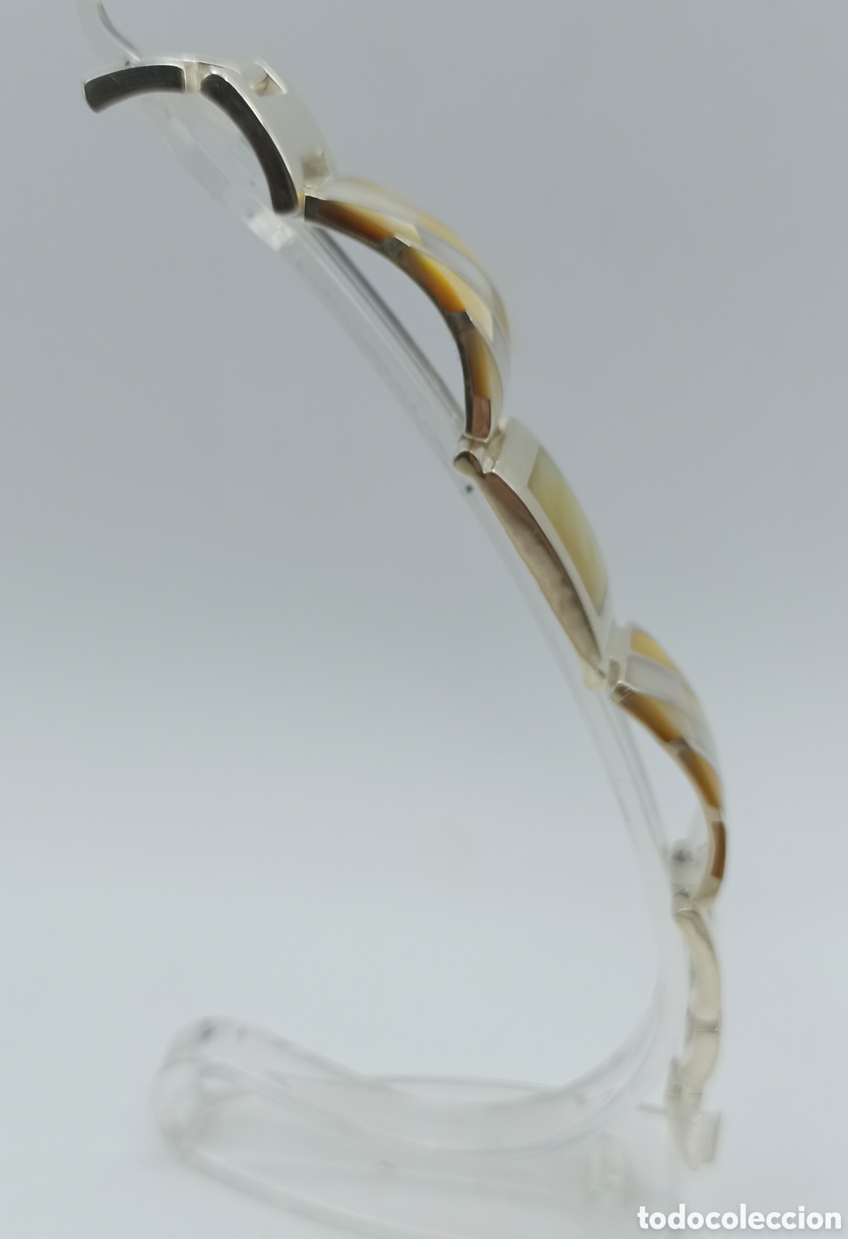 Joyeria: Brazalete nacar y plata - Foto 4