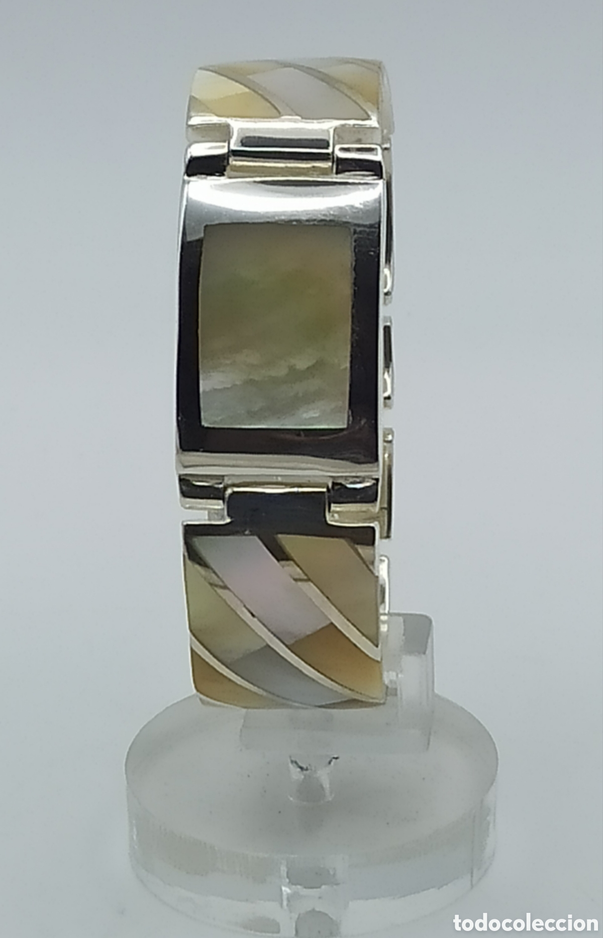 Joyeria: Brazalete nacar y plata - Foto 1
