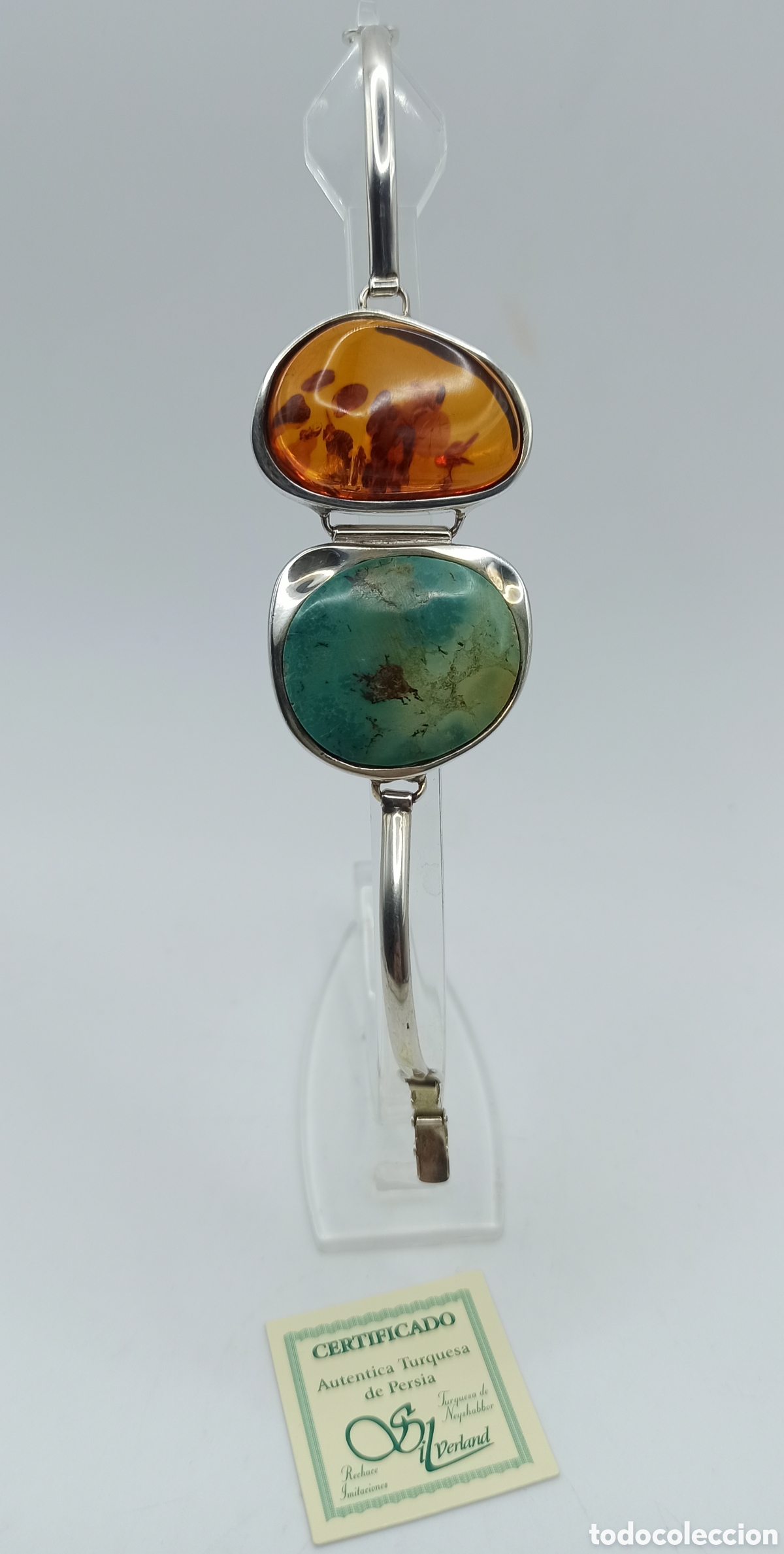 Joyeria: Brazalete Turquesa y &Aacute;mbar B&aacute;ltico - Foto 1