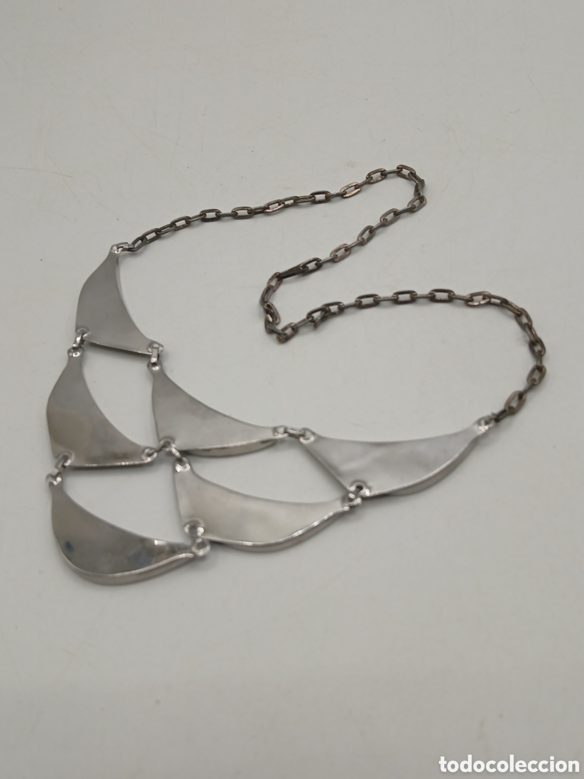 Joyeria: Collar metal plateado y n&aacute;car - Foto 6