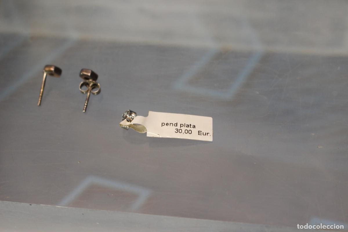 Joyeria: Pendientes bot&oacute;n oreja plata de ley: Peque&ntilde;as tuercas. - Foto 4
