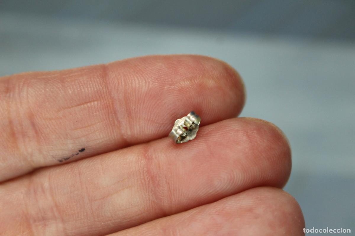 Joyeria: Pendientes bot&oacute;n oreja plata de ley: Peque&ntilde;as tuercas. - Foto 5