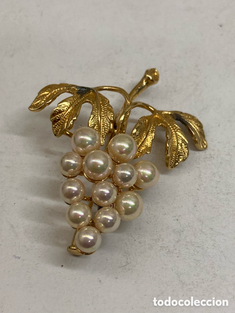 Joyeria: Broche de plata y perlas B221 - Foto 1