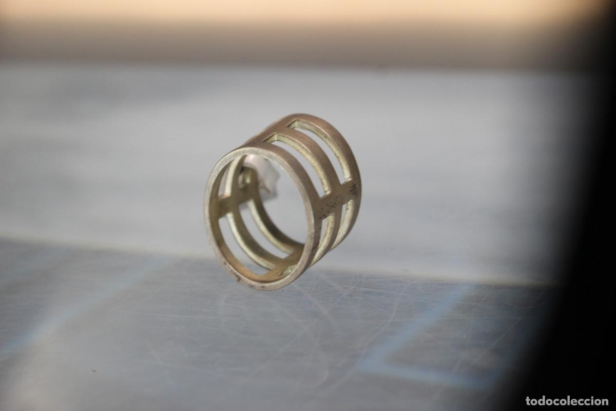 Joyeria: Anillo inclinado plata de ley. Joidart. - Foto 2