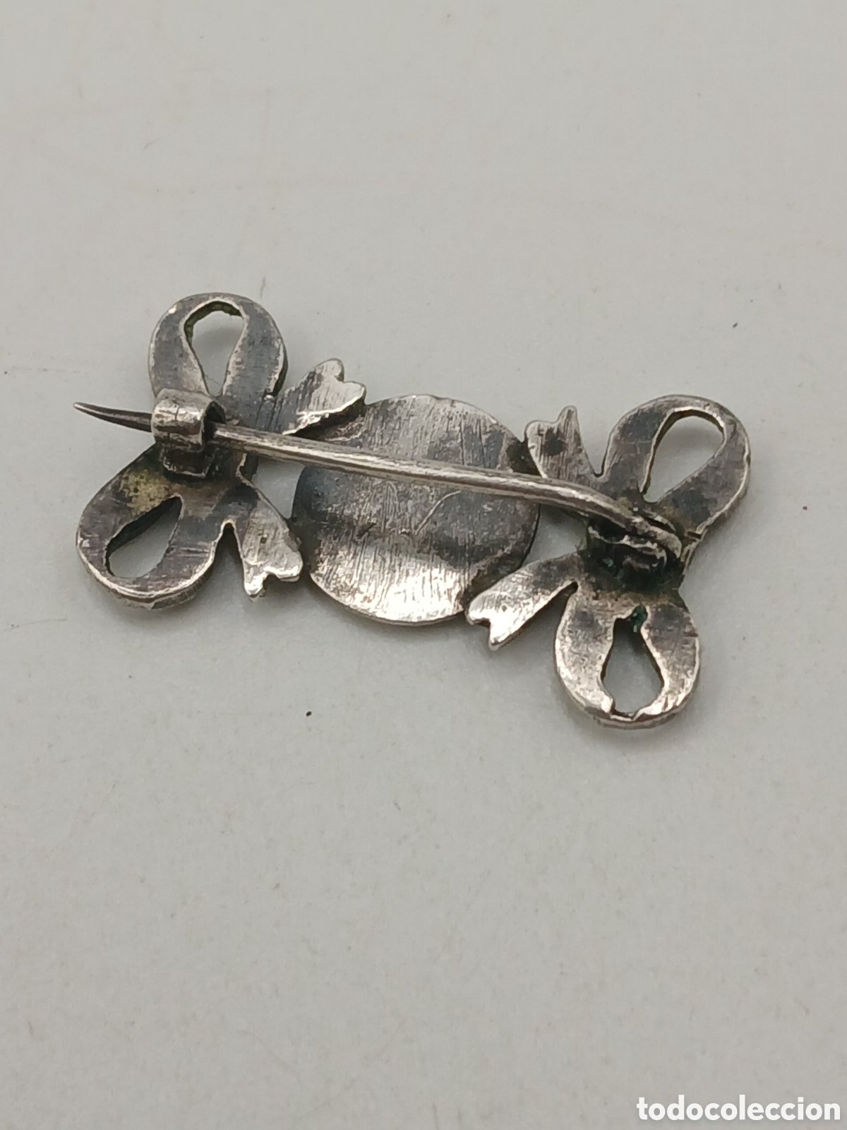 Joyeria: Antiguo broche Imperio plata 925mls - Foto 3
