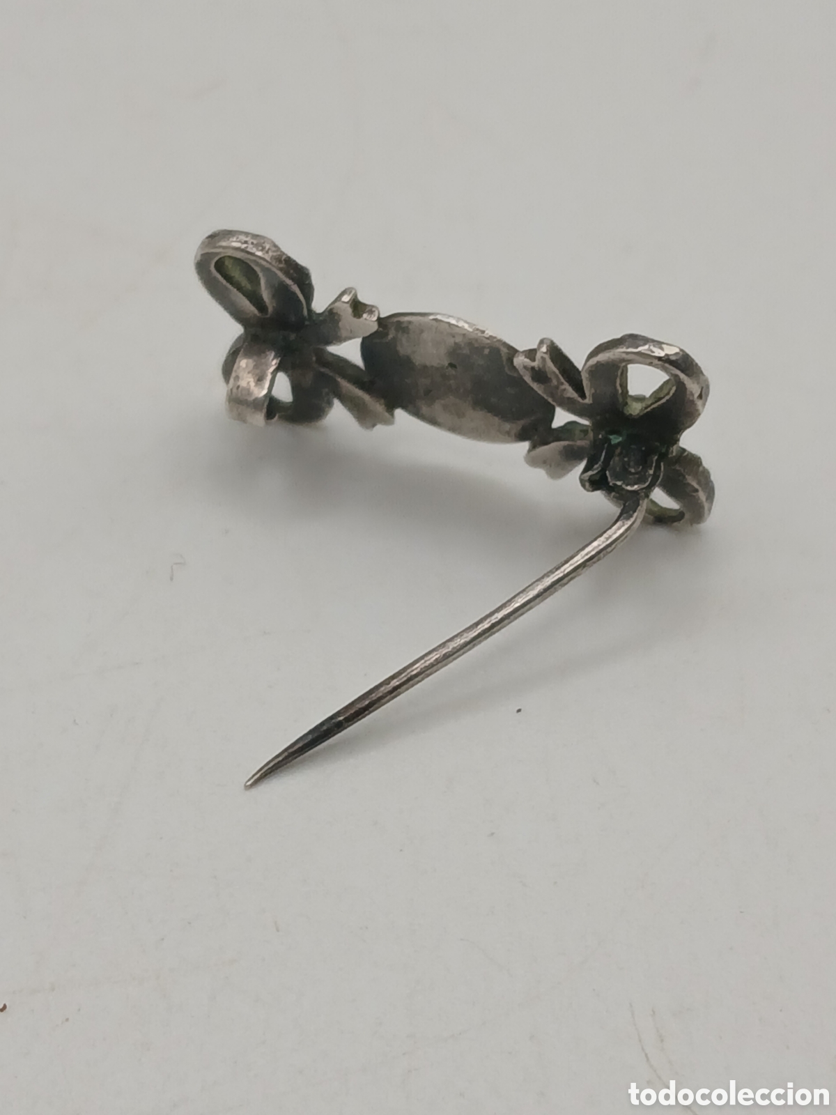Joyeria: Antiguo broche Imperio plata 925mls - Foto 4