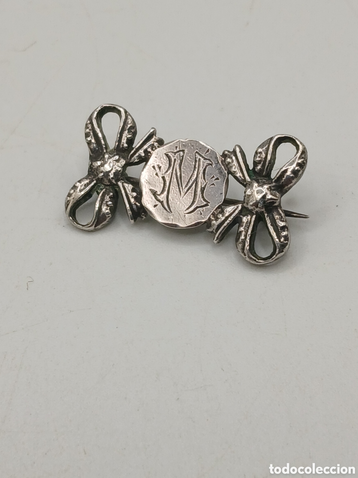 Joyeria: Antiguo broche Imperio plata 925mls