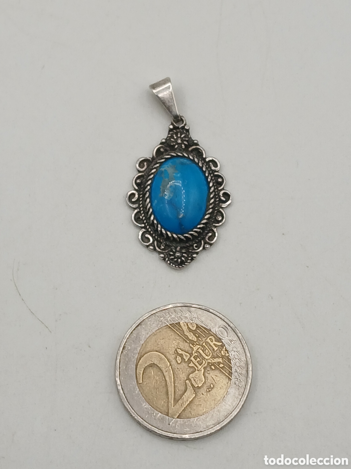 Joyeria: Colgante plata 925mls y turquesa - Foto 2