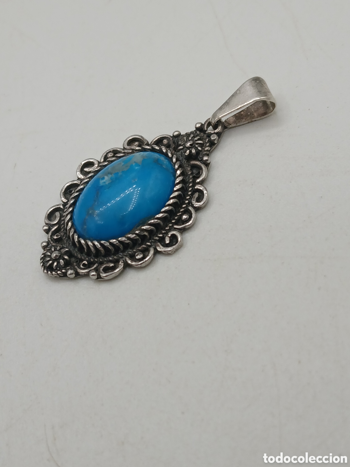 Joyeria: Colgante plata 925mls y turquesa - Foto 3