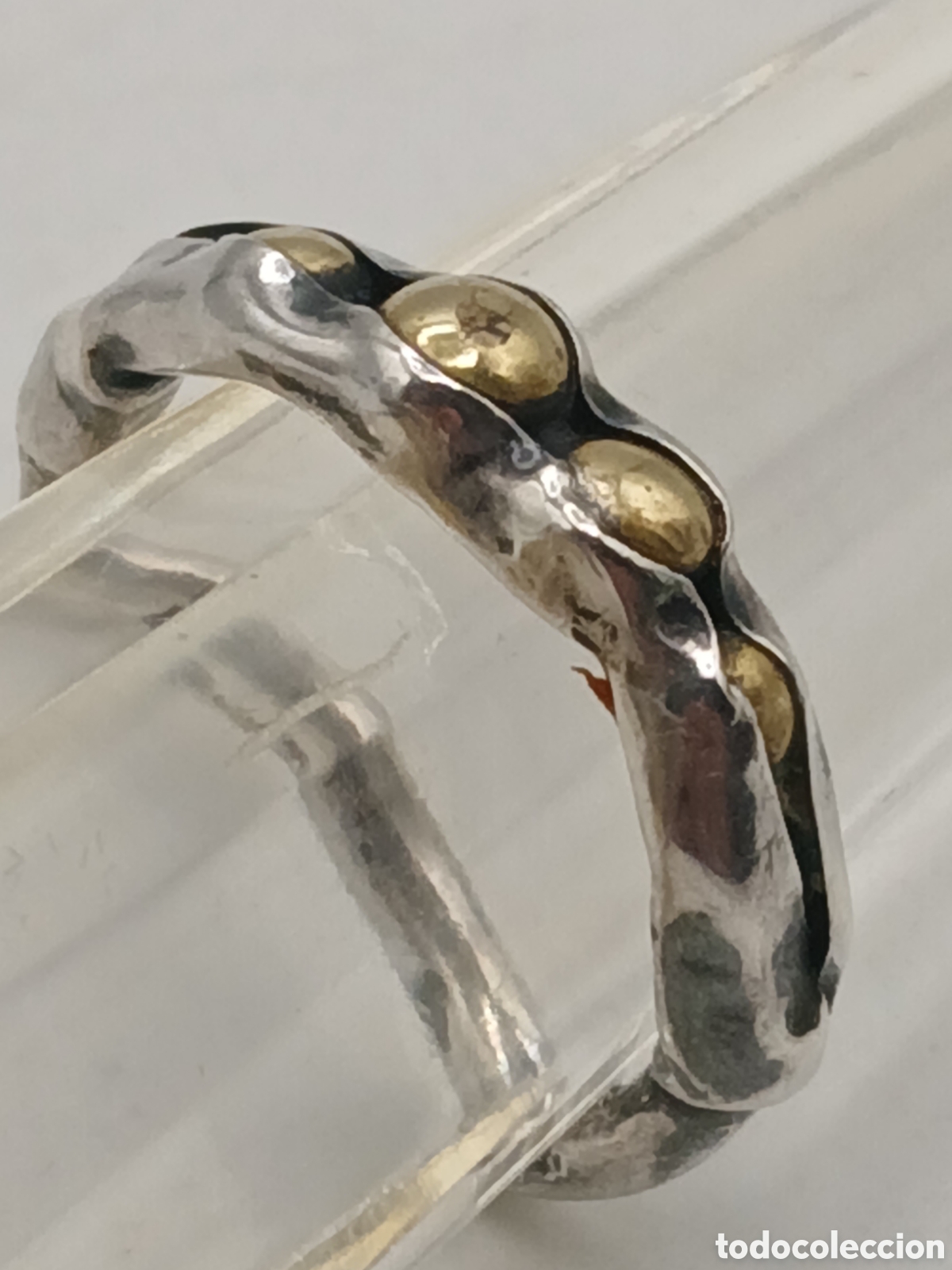 Joyeria: Anillo plata 925mls vistas oro - Foto 2