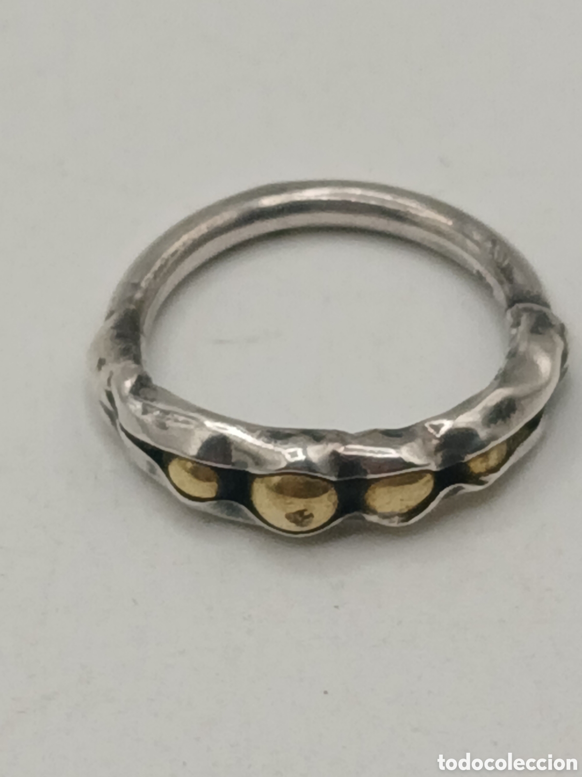 Joyeria: Anillo plata 925mls vistas oro - Foto 3