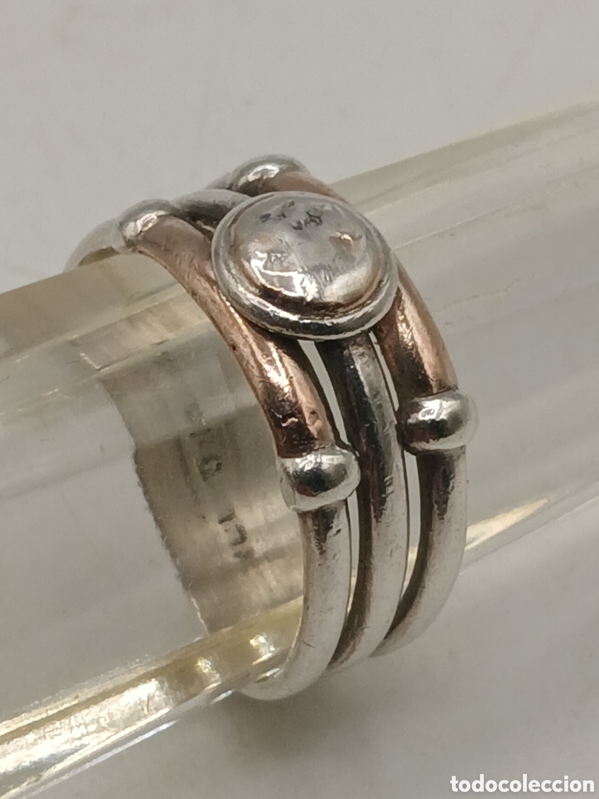 Joyeria: Anillo plata 950mls y oro 18quilates - Foto 3