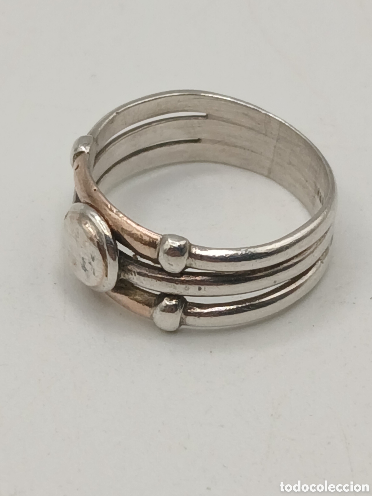 Joyeria: Anillo plata 950mls y oro 18quilates - Foto 4