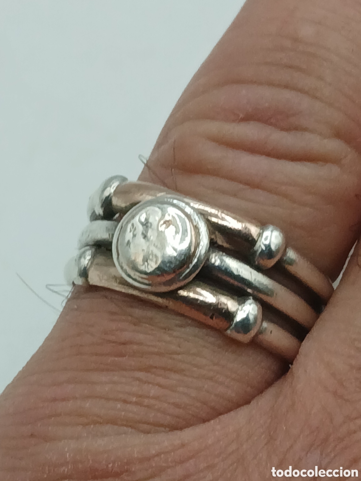 Joyeria: Anillo plata 950mls y oro 18quilates - Foto 5