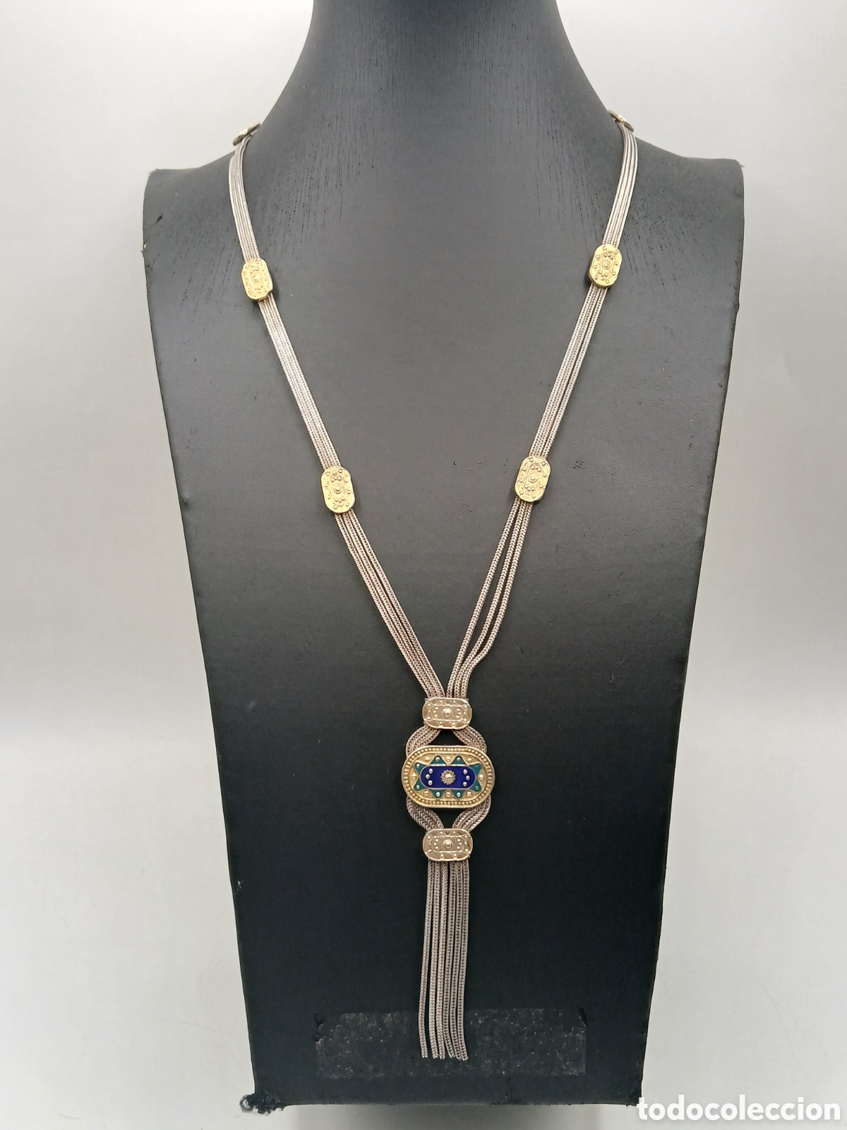 Joyeria: Collar plata 925mls y esmalte. Otomano - Foto 1